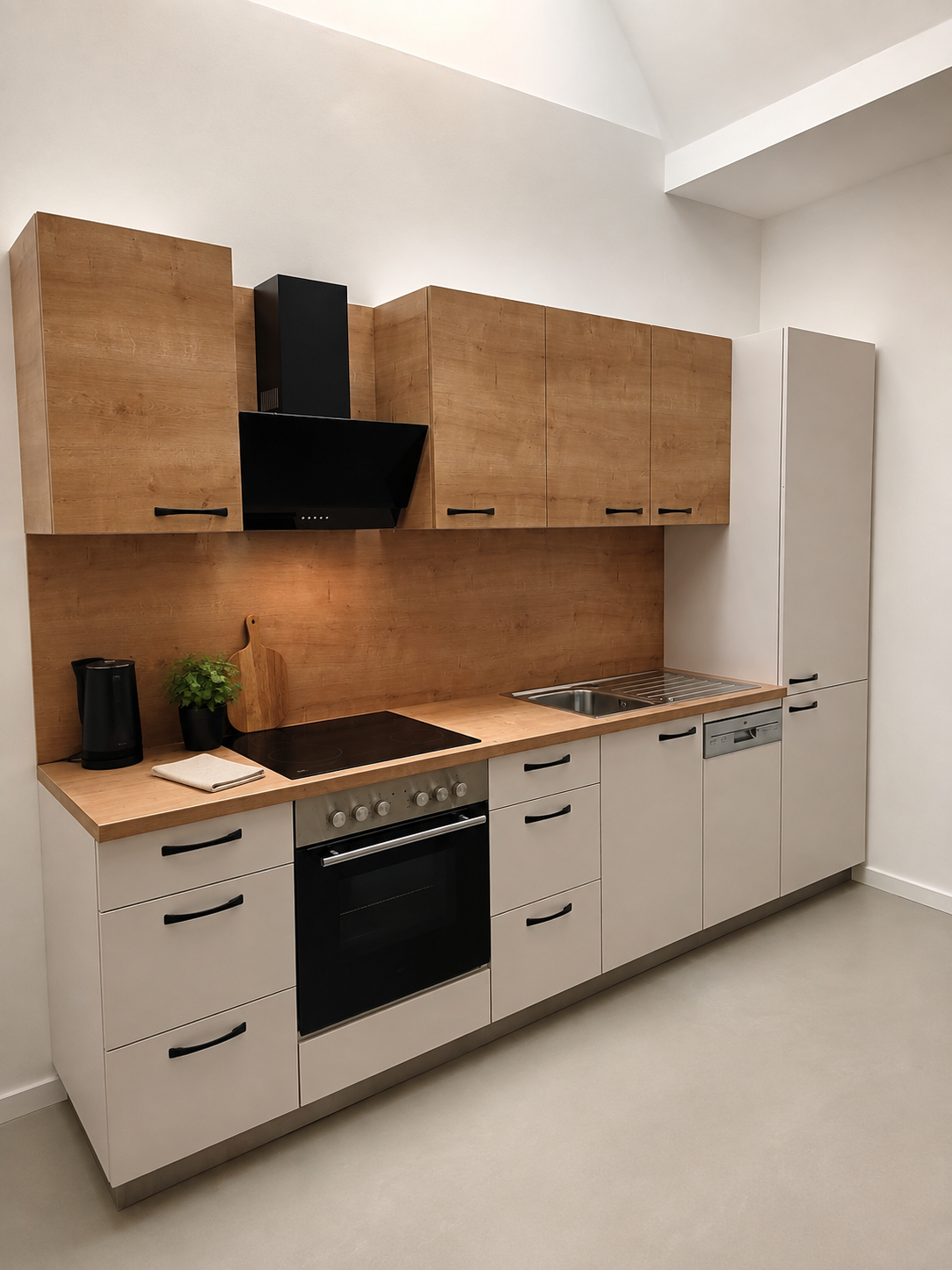 Küche in Holzoptik